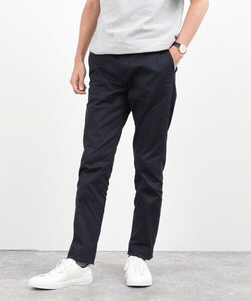 NOLLEY’S(ノーリーズ)の「【BECシリーズ】《ビジカジ対応》ストレッチチノトラウザーズ 26AW(チノパンツ・メンズ・ネイビー/ベージュ/グレー/グレイッシュベージュ・M/L/XL/S)」の6枚目の写真
