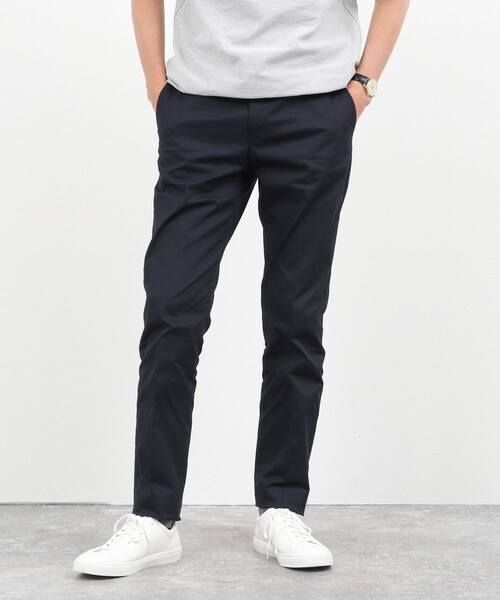 NOLLEY’S(ノーリーズ)の「【BECシリーズ】《ビジカジ対応》ストレッチチノトラウザーズ 26AW(チノパンツ・メンズ・ネイビー/ベージュ/グレー/グレイッシュベージュ・M/L/XL/S)」の8枚目の写真