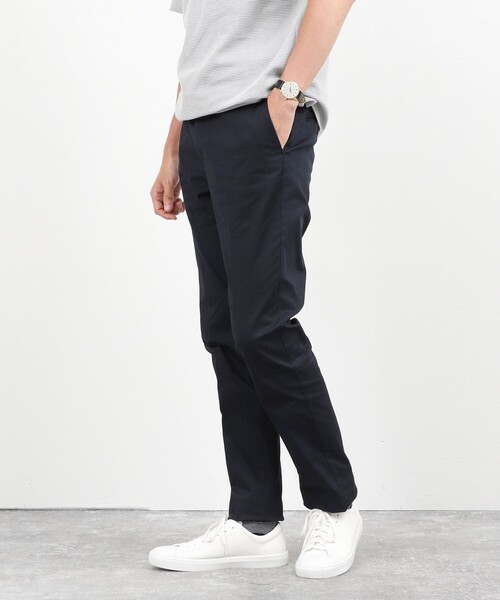 NOLLEY’S(ノーリーズ)の「【BECシリーズ】《ビジカジ対応》ストレッチチノトラウザーズ 26AW(チノパンツ・メンズ・ネイビー/ベージュ/グレー/グレイッシュベージュ・M/L/XL/S)」の9枚目の写真