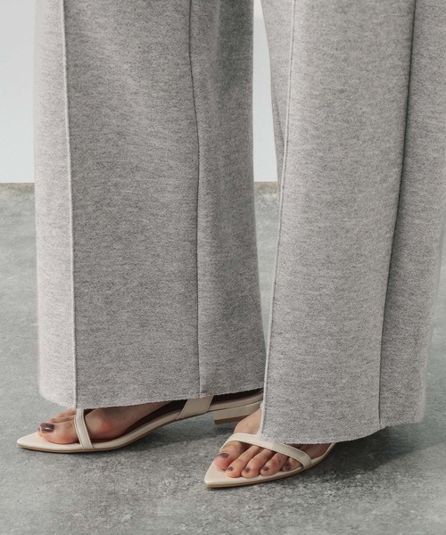 GLOBAL WORK(グローバルワーク)の「ジョーゼットダンボールパンツ/911664(その他パンツ・レディース・ホワイト系その他/ブラック/杢グレー・MEDIUM/LARGE)」の22枚目の写真