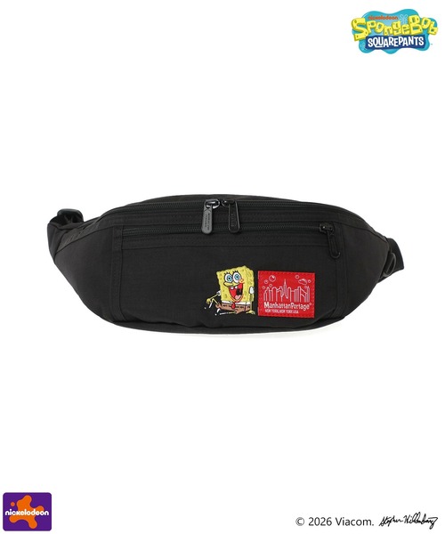 Manhattan Portage(マンハッタンポーテージ)の「ALLEYCAT WAIST BAG 500D CORDURA / SPONGE BOB(ボディバッグ/ウエストポーチ・メンズ・ブラック・X-SMALL)」の2枚目の写真