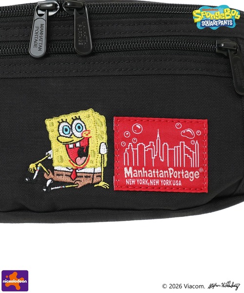 Manhattan Portage(マンハッタンポーテージ)の「ALLEYCAT WAIST BAG 500D CORDURA / SPONGE BOB(ボディバッグ/ウエストポーチ・メンズ・ブラック・X-SMALL)」の8枚目の写真