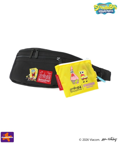 Manhattan Portage(マンハッタンポーテージ)の「ALLEYCAT WAIST BAG 500D CORDURA / SPONGE BOB(ボディバッグ/ウエストポーチ・メンズ・ブラック・X-SMALL)」の9枚目の写真