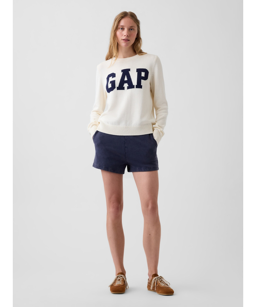 GAP(ギャップ)の「GAPロゴ クルーネックセーター(ニット/セーター・レディース・ホワイト/ネイビー/グレー/レッド/グリーン・S/M/L/XL/XS/XXS)」の6枚目の写真