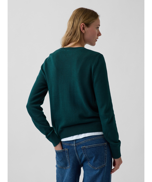 GAP(ギャップ)の「GAPロゴ クルーネックセーター(ニット/セーター・レディース・ホワイト/ネイビー/グレー/レッド/グリーン・S/M/L/XL/XS/XXS)」の10枚目の写真