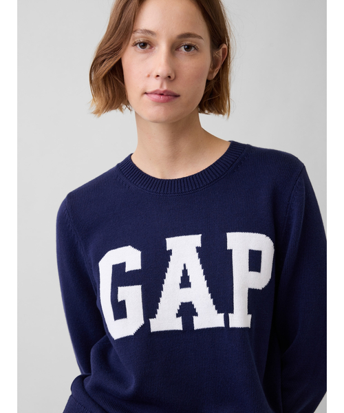 GAP(ギャップ)の「GAPロゴ クルーネックセーター(ニット/セーター・レディース・ホワイト/ネイビー/グレー/レッド/グリーン・S/M/L/XL/XS/XXS)」の15枚目の写真