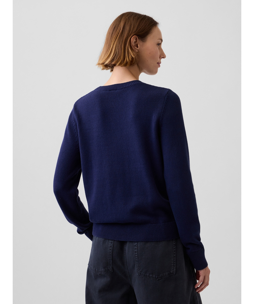 GAP(ギャップ)の「GAPロゴ クルーネックセーター(ニット/セーター・レディース・ホワイト/ネイビー/グレー/レッド/グリーン・S/M/L/XL/XS/XXS)」の16枚目の写真