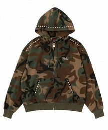 FUBU（ フブ）の「FUBU フブ M’S STUDS ZIP HOODIE スタッズジップフーディー（パーカー）」