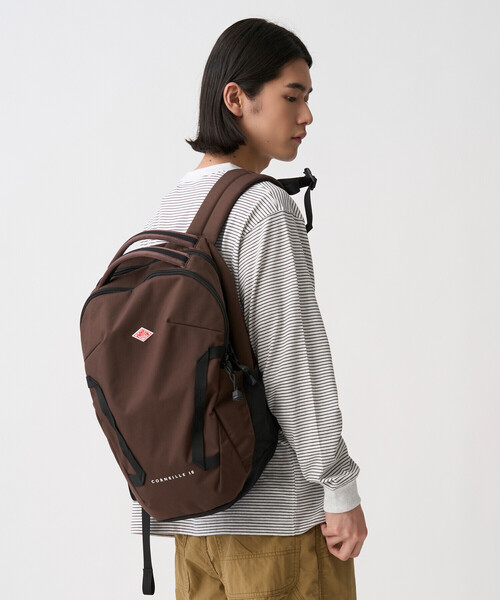 DANTON(ダントン)の「CORNEILLE 18 - CORDURA® Canvas Daypack(バックパック/リュック・レディース・ダークブラウン/ダークグレー/グレイッシュベージュ/ブルー系その他/ブラック/オレンジ系その他・-)」の11枚目の写真