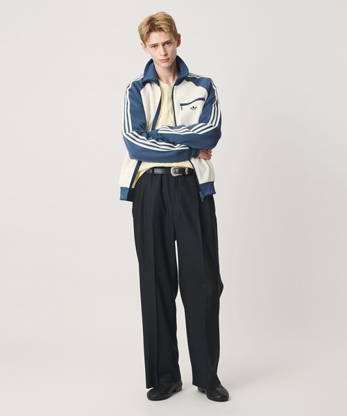 adidas Originals(アディダスオリジナルス)の「【別注】<adidas Originals>VTG トラック ジャケット(ジャージ・メンズ・オフホワイト/ダークグレー・XL/L/M/XXL)」の4枚目の写真