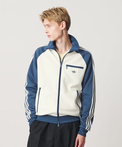 adidas Originals(アディダスオリジナルス)の「【別注】<adidas Originals>VTG トラック ジャケット(ジャージ・メンズ・オフホワイト/ダークグレー・XL/L/M/XXL)」の7枚目の写真