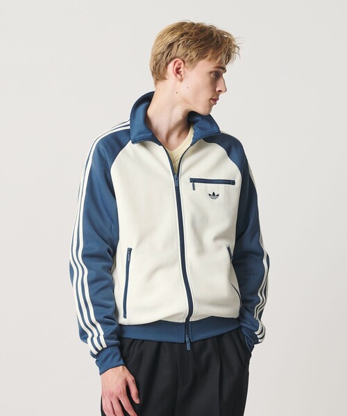 adidas Originals(アディダスオリジナルス)の「【別注】<adidas Originals>VTG トラック ジャケット(ジャージ・メンズ・オフホワイト/ダークグレー・XL/L/M/XXL)」の8枚目の写真