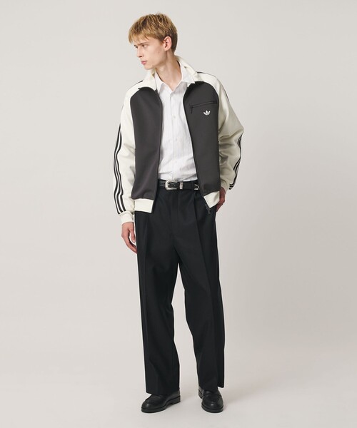 adidas Originals(アディダスオリジナルス)の「【別注】<adidas Originals>VTG トラック ジャケット(ジャージ・メンズ・オフホワイト/ダークグレー・XL/L/M/XXL)」の9枚目の写真