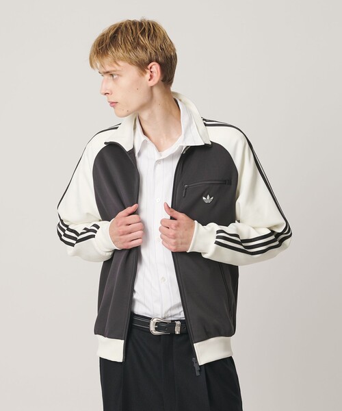 adidas Originals(アディダスオリジナルス)の「【別注】<adidas Originals>VTG トラック ジャケット(ジャージ・メンズ・オフホワイト/ダークグレー・XL/L/M/XXL)」の11枚目の写真