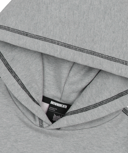 BROWNBREATH KIDS(ブラウンブレスキッズ)の「KIDS PAISELY GRAPHIC HOODIE - M/GREY(パーカー・レディース・その他・110/120/130/140/150)」の4枚目の写真