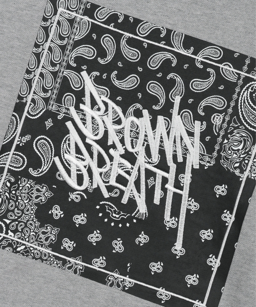 BROWNBREATH KIDS(ブラウンブレスキッズ)の「KIDS PAISELY GRAPHIC HOODIE - M/GREY(パーカー・レディース・その他・110/120/130/140/150)」の6枚目の写真
