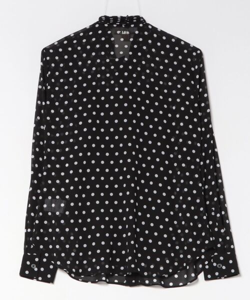 MICHAEL KORS（マイケルコース）の「ドット プリーツ ボウ ブラウス（シャツ/ブラウス・レディース・ブラック系その他・XXS/XS）」の3枚目の写真