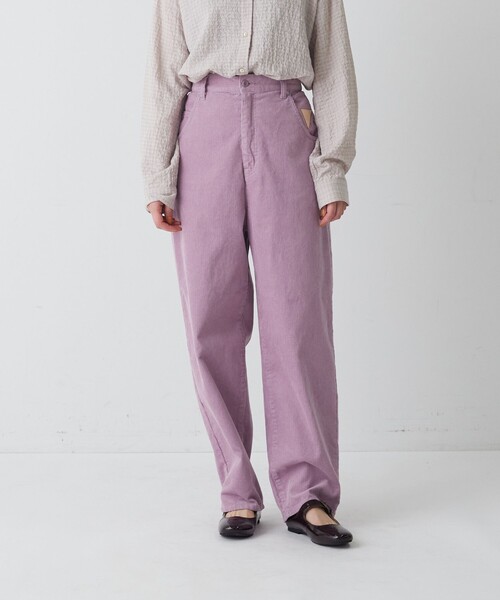 conges payes ADIEU TRISTESSE（コンジェ ペイエ アデュートリステス）の「コーデュロイパンツ（その他パンツ・レディース・ベージュ/ピンク系その他/アイボリー/ブルー系その他・M/L）」の6枚目の写真