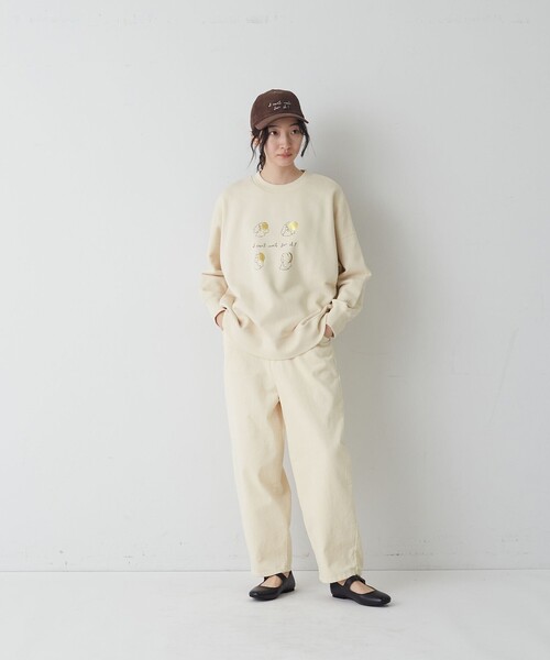 conges payes ADIEU TRISTESSE（コンジェ ペイエ アデュートリステス）の「コーデュロイパンツ（その他パンツ・レディース・ベージュ/ピンク系その他/アイボリー/ブルー系その他・M/L）」の9枚目の写真