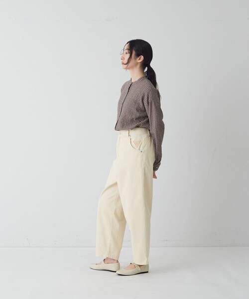 conges payes ADIEU TRISTESSE（コンジェ ペイエ アデュートリステス）の「コーデュロイパンツ（その他パンツ・レディース・ベージュ/ピンク系その他/アイボリー/ブルー系その他・M/L）」の11枚目の写真