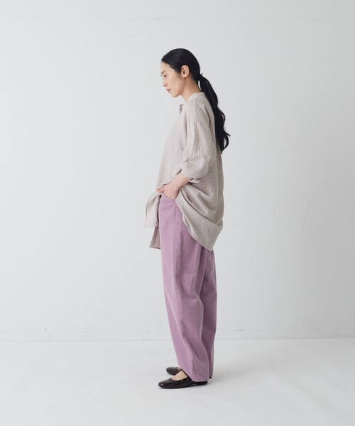 conges payes ADIEU TRISTESSE（コンジェ ペイエ アデュートリステス）の「コーデュロイパンツ（その他パンツ・レディース・ベージュ/ピンク系その他/アイボリー/ブルー系その他・M/L）」の14枚目の写真