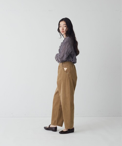 conges payes ADIEU TRISTESSE（コンジェ ペイエ アデュートリステス）の「コーデュロイパンツ（その他パンツ・レディース・ベージュ/ピンク系その他/アイボリー/ブルー系その他・M/L）」の19枚目の写真