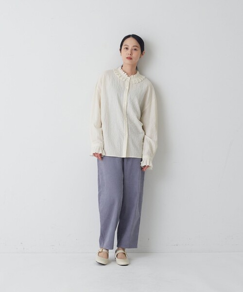 conges payes ADIEU TRISTESSE（コンジェ ペイエ アデュートリステス）の「コーデュロイパンツ（その他パンツ・レディース・ベージュ/ピンク系その他/アイボリー/ブルー系その他・M/L）」の21枚目の写真