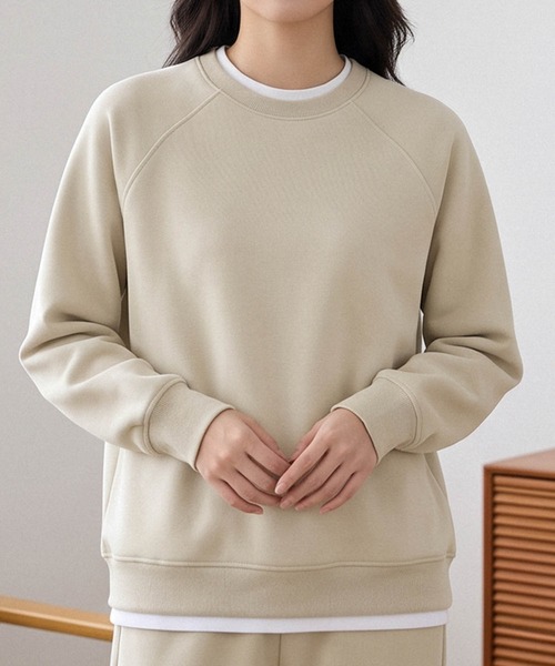 LOWO(ロワ)の「【在庫限り】【S~Lサイズ展開】単品使いもOK!ドロップショルダートップス・ワイドパンツ上下2点セット(セットアップ・レディース・ピンク/オフホワイト/ネイビー/スカイブルー/ベージュ・S/M/L)」の12枚目の写真