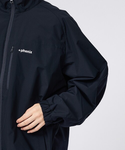 +phenix(プラスフェニックス)の「【+phenix / プラスフェニックス】GORE-TEX WINDSTOPPER FLEECE DOCKING JACKET/ゴアテックス/フリースドッキングジャケット/ユニセックス(ブルゾン・メンズ・ブラック/ネイビー・L/M)」の14枚目の写真