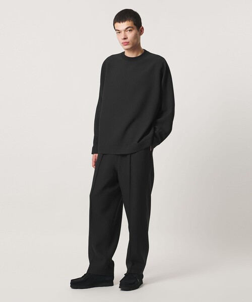 UNITED ARROWS & SONS by DAISUKE OBANA(ユナイテッドアローズアンドサンズバイダイスケオバナ)の「<D.O UNITED ARROWS BY DAISUKE OBANA>+10 CR REG PANTS 26AW/イージーパンツ(その他パンツ・メンズ・ブラック・S/M/L/XL)」の3枚目の写真