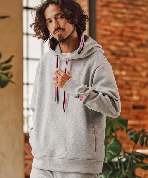 felkod（フィルコッド）の「mpa4255- Double Embroidery Double Knit Hoodie パーカー(F26F090)（パーカー・メンズ・ブラック/トップグレー・L/M/S）」の20枚目の写真