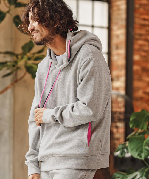 felkod（フィルコッド）の「mpa4255- Double Embroidery Double Knit Hoodie パーカー(F26F090)（パーカー・メンズ・ブラック/トップグレー・L/M/S）」の22枚目の写真