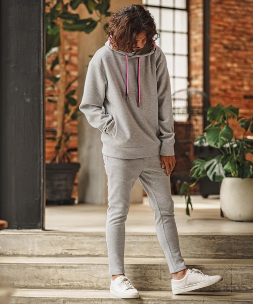 felkod（フィルコッド）の「mpa4255- Double Embroidery Double Knit Hoodie パーカー(F26F090)（パーカー・メンズ・ブラック/トップグレー・L/M/S）」の3枚目の写真