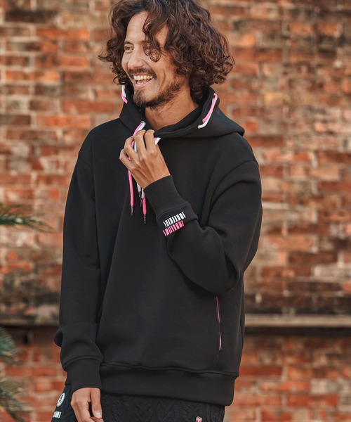 felkod（フィルコッド）の「mpa4255- Double Embroidery Double Knit Hoodie パーカー(F26F090)（パーカー・メンズ・ブラック/トップグレー・L/M/S）」の4枚目の写真