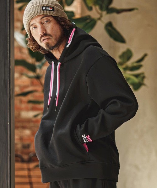felkod（フィルコッド）の「mpa4255- Double Embroidery Double Knit Hoodie パーカー(F26F090)（パーカー・メンズ・ブラック/トップグレー・L/M/S）」の5枚目の写真