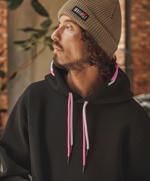 felkod（フィルコッド）の「mpa4255- Double Embroidery Double Knit Hoodie パーカー(F26F090)（パーカー・メンズ・ブラック/トップグレー・L/M/S）」の6枚目の写真