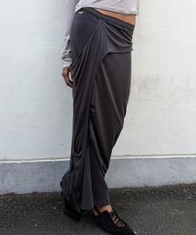 ROCKCAKE（ロックケーキ）の「Draped Maxi Skirt - Charcoal（スカート）」