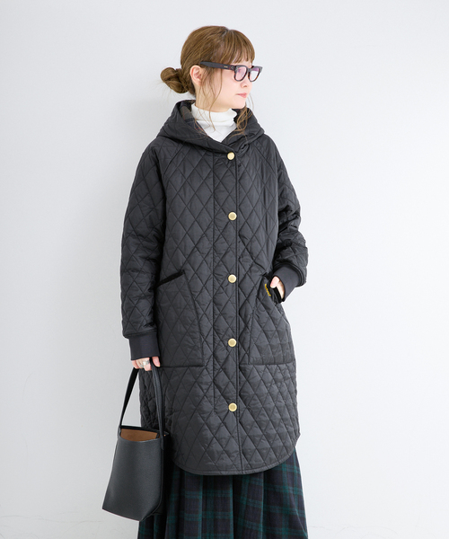 Barbour(バブアー)の「Barbour / バブアー 別注 HILARY QUILTED JACKET(その他アウター・レディース・ブラック/ネイビー・MEDIUM/LARGE)」の6枚目の写真