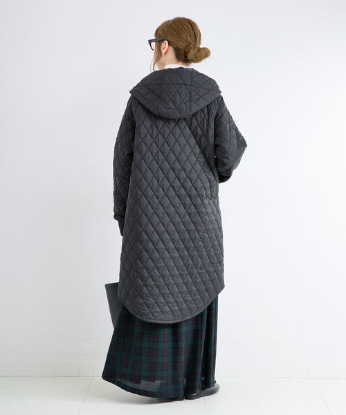Barbour(バブアー)の「Barbour / バブアー 別注 HILARY QUILTED JACKET(その他アウター・レディース・ブラック/ネイビー・MEDIUM/LARGE)」の12枚目の写真