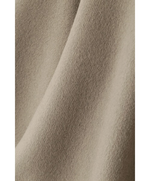 YLEVE(イレーヴ)の「YLEVE / LAMBSWOOL DOUBLE CLOTH BEAVER SHORT CO(ダウンジャケット/コート・レディース・ベージュ/ブラウン/ネイビー・1/2/0)」の13枚目の写真