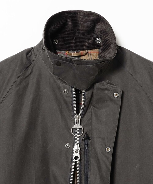 BEAMS F(ビームスエフ)の「Barbour / TRANSPORT ワックス ジャケット(ブルゾン・メンズ・グレー・38/36/40)」の3枚目の写真
