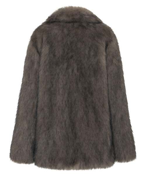 FLAREUP(フレアアップ)の「ユア ファージャケット (FL-063_Faded Charcoal)(ムートンコート・レディース・ダークグレー・1/2)」の10枚目の写真