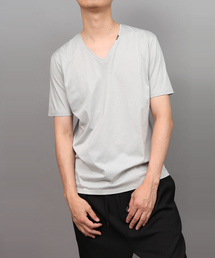 88/2 HIGH GAUGE T-CLOTH V-NECK