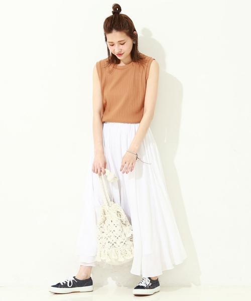 Another Edition（アナザーエディション）の「マクラメ巾着ショルダー/AEBC Macrame キンチャク◆（ショルダーバッグ・レディース・オフホワイト/オレンジ/ライム・FREE）」の12枚目の写真