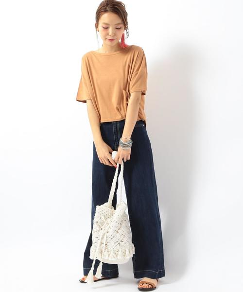 Another Edition（アナザーエディション）の「マクラメ巾着ショルダー/AEBC Macrame キンチャク◆（ショルダーバッグ・レディース・オフホワイト/オレンジ/ライム・FREE）」の10枚目の写真