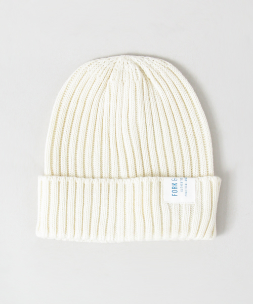 URBAN RESEARCH DOORS MENS(アーバンリサーチ ドアーズ メンズ)の「FORK&SPOON Knit Cap(ニットキャップ/ビーニー・メンズ・オフホワイト/グレー/ブラウン/ブラック/カーキ/ネイビー・ONE)」の2枚目の写真