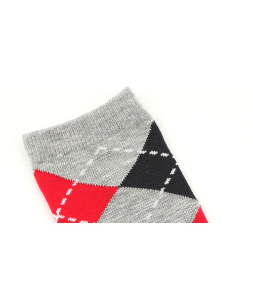 SHIPS KIDS（シップスキッズ）の「SHIPS KIDS:アーガイルソックス（ソックス/靴下・キッズ・オフホワイト/グレー/ネイビー・SMALL/MEDIUM/LARGE）」の5枚目の写真