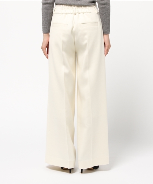 UNITED TOKYO（ユナイテッドトウキョウ）の「ウールダブルクロスワイドパンツ（その他パンツ・レディース・ベージュ/オフホワイト/レッド・1）」の6枚目の写真