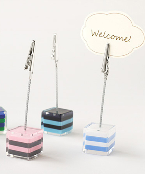 GLOBAL FORME CONCRETE（グローバルフォルムコンクリート）の「ＳＱボーダークリップ（その他雑貨・レディース・ホワイト×ブルー/ブルー系その他2/ブルー系その他3/ピンク系その他/ブルー系その他・FREE）」の6枚目の写真