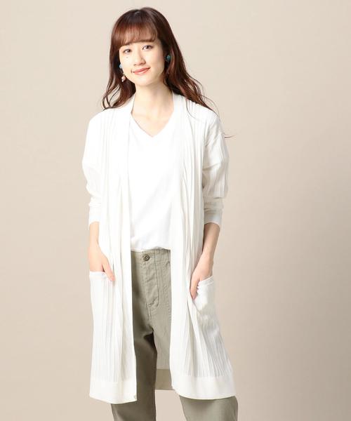 UNITED ARROWS リブ ロングカーディガン BEAUTY&YOUTH UNITED ARROWS（ビューティーアンドユース